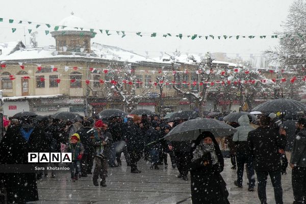 راهپیمایی 22 بهمن در همدان