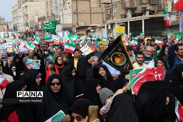 چهلمین راهپیمایی 22 بهمن در اهواز