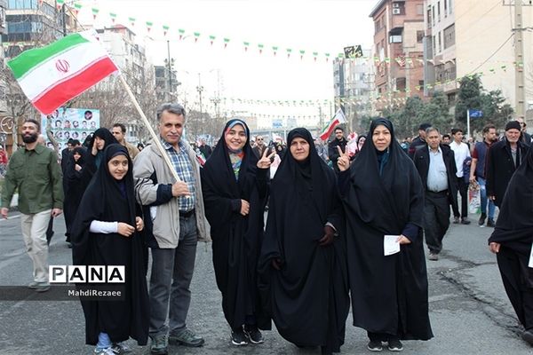 راهپیمایی 22بهمن درکرج