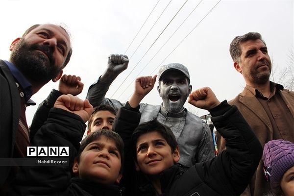 راهپیمایی 22بهمن درکرج