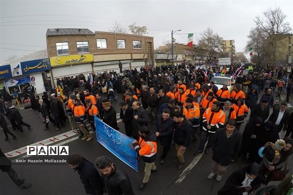 راهپیمایی 22 بهمن در ارومیه