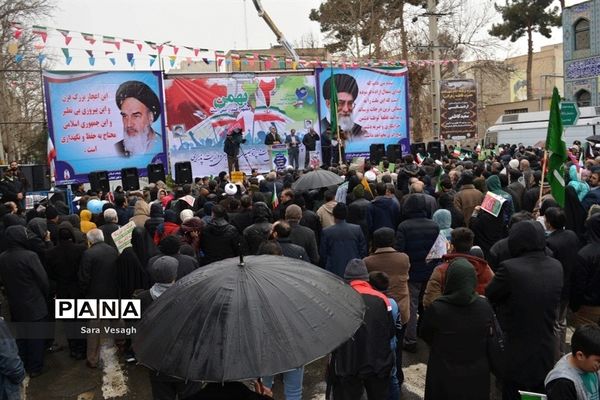 راهپیمایی عظیم  چهلمین سالگرد جمهوری اسلامی ایران در شهریار