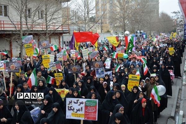 راهپیمایی عظیم  چهلمین سالگرد جمهوری اسلامی ایران در شهریار