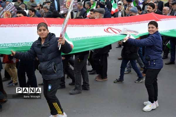 راهپیمایی عظیم  چهلمین سالگرد جمهوری اسلامی ایران در شهریار