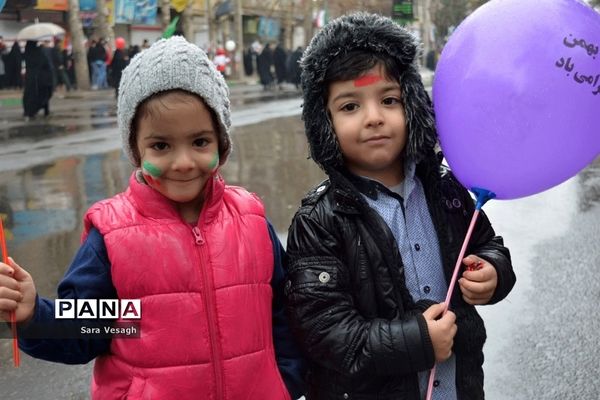 راهپیمایی عظیم  چهلمین سالگرد جمهوری اسلامی ایران در شهریار