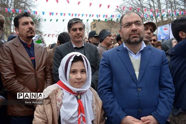 راهپیمایی عظیم  چهلمین سالگرد جمهوری اسلامی ایران در شهریار