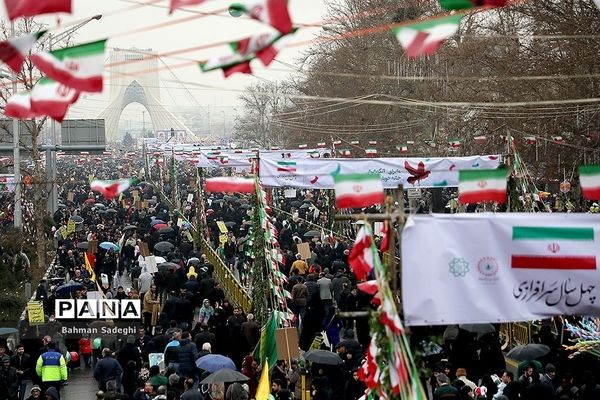 مراسم راهپیمایی 22 بهمن در تهران -1