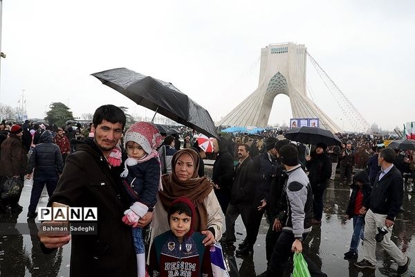 مراسم راهپیمایی 22 بهمن در تهران -1