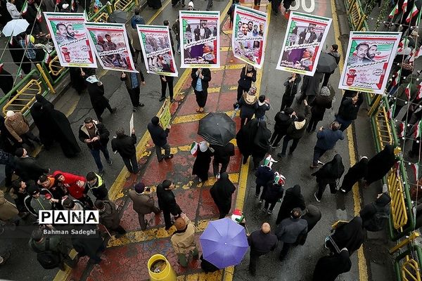 مراسم راهپیمایی 22 بهمن در تهران -1