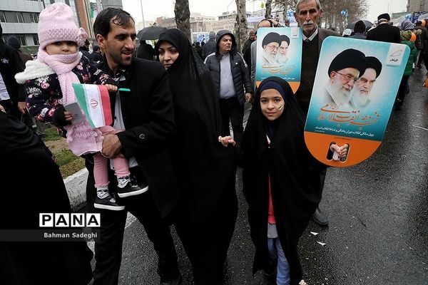 مراسم راهپیمایی 22 بهمن در تهران -1