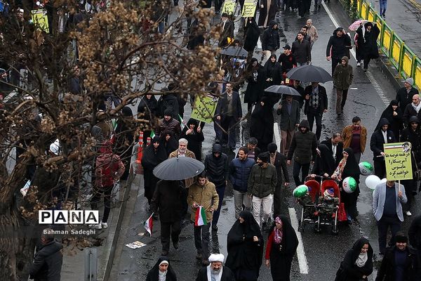 مراسم راهپیمایی 22 بهمن در تهران -2