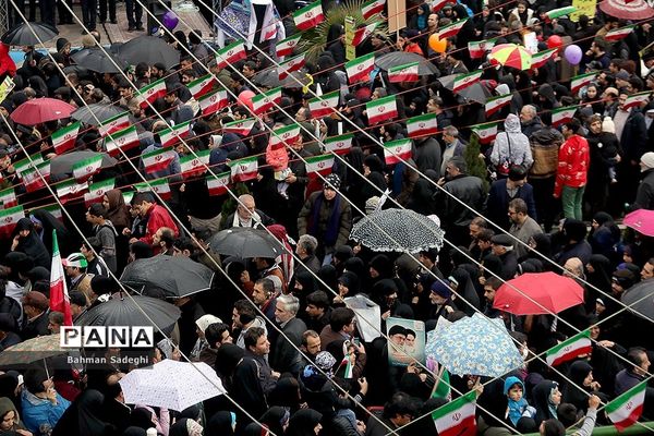 مراسم راهپیمایی 22 بهمن در تهران -2