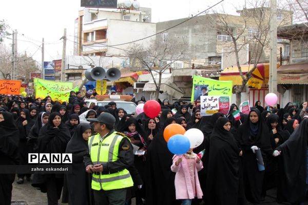 مراسم راهپیمایی 22 بهمن در نی ریز