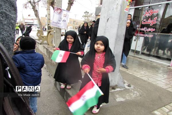 مراسم راهپیمایی 22 بهمن در نی ریز