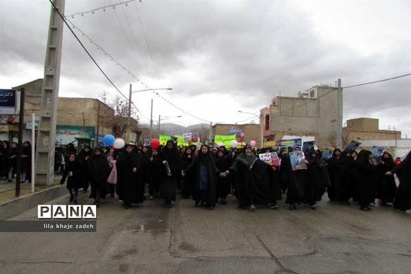 مراسم راهپیمایی 22 بهمن در نی ریز