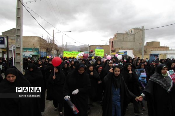 مراسم راهپیمایی 22 بهمن در نی ریز