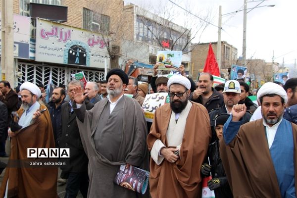 مراسم راهپیمایی 22 بهمن در نی ریز