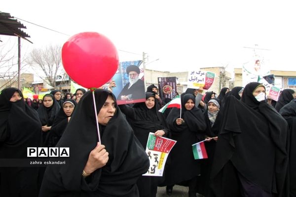 مراسم راهپیمایی 22 بهمن در نی ریز