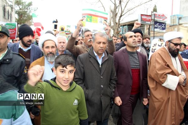 مراسم راهپیمایی 22 بهمن در نی ریز