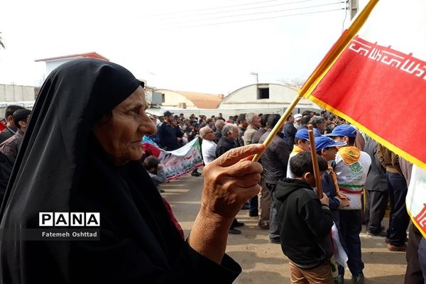 حضور پرشور مردم مسجدسلیمان در راهپیمایی ۲۲ بهمن