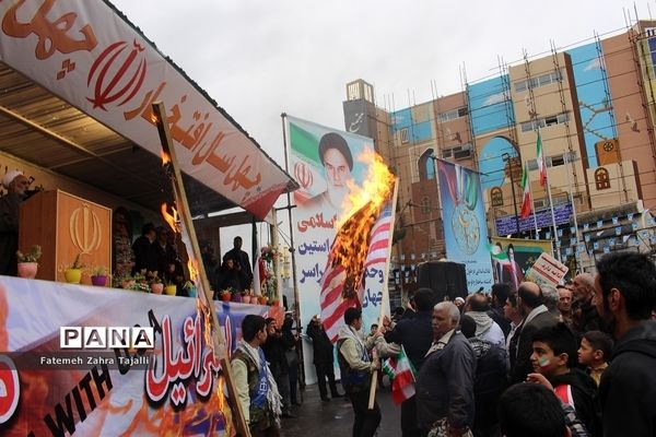 راهپیمایی 22 بهمن در سمنان- 1