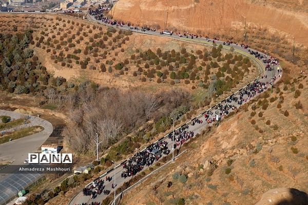 همایش بزرگ کوهپیمایی دانش‌آموزان دختر نواحی پنجگانه تبریز