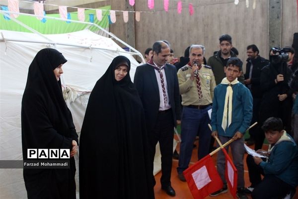 برگزاری مانور تشکیلاتی یاوران انقلاب در چهاردانگه