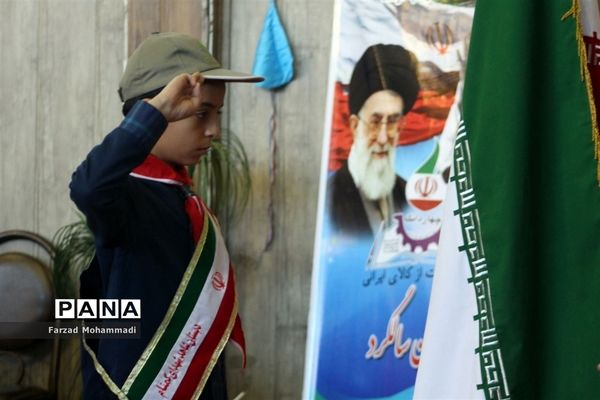 برگزاری مانور تشکیلاتی یاوران انقلاب در چهاردانگه