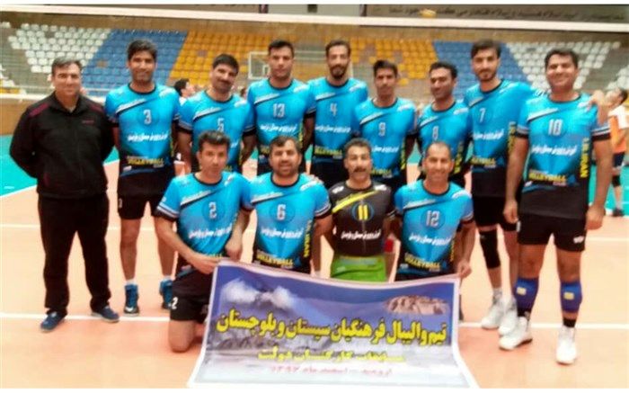پیروزی 2_0 تیم والیبال آموزش و پرورش سیستان و بلوچستان در مصاف با تیم همدان