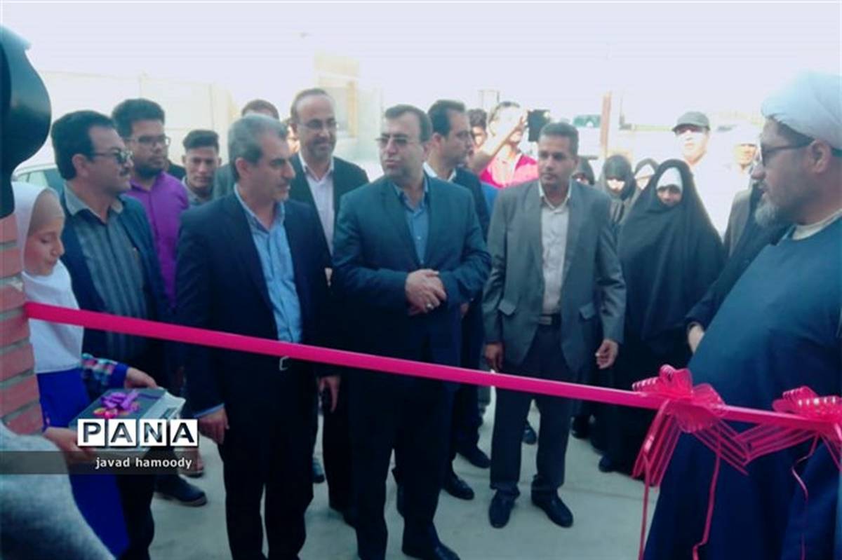 افتتاح مدرسه سه کلاسه درروستای البومروح شهرستان حمیدیه