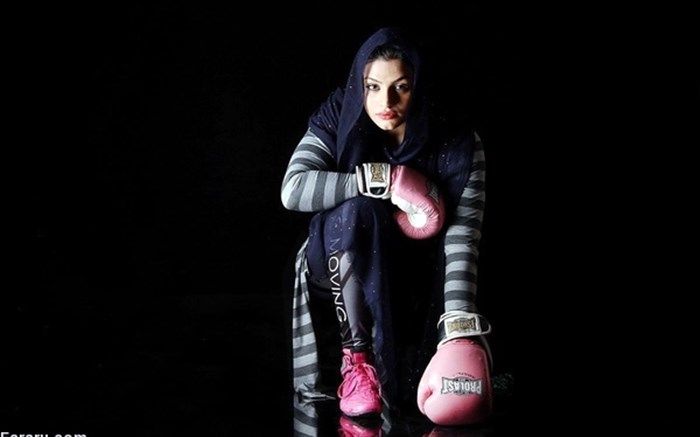 اتفاق تاریخی در ورزش زنان؛ دختر ایرانی در رینگ بوکس فرانسه + تصویر