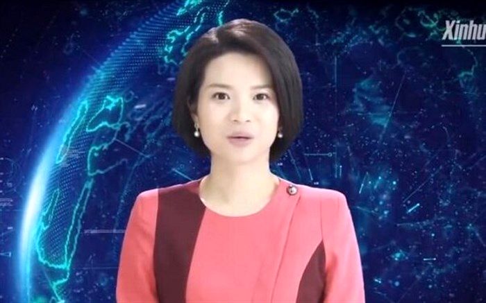 چین ربات گوینده زن هم استخدام کرد