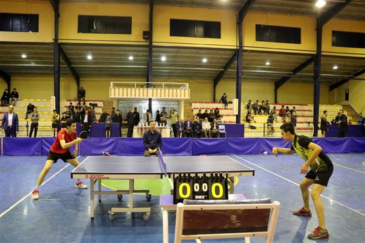 مسابقات تنیس روی میز دانش آموزان پسر آذربایجان غربی برگزار شد