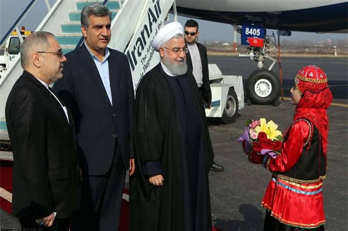 روحانی: افتتاح راه آهن قزوین - رشت، مهمترین پروژه سفر به گیلان است