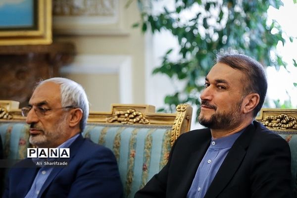 دیدار علی لاریجانی با رئیس مجلس عراق