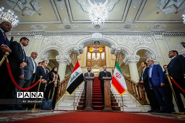 دیدار علی لاریجانی با رئیس مجلس عراق