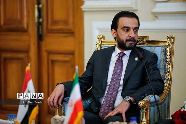 دیدار علی لاریجانی با رئیس مجلس عراق