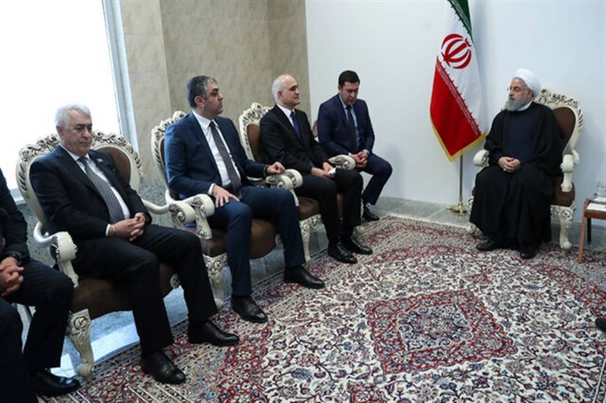 روحانی: روابط تهران - باکو رو به تعمیق و توسعه است