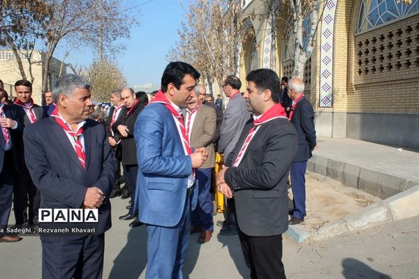 مانور سپاس مربی در ناحیه یک ری