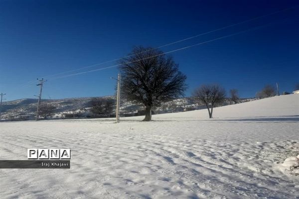 روستای سررگ از توابع شهرستان دهدز در خوزستان سپید پوش شد