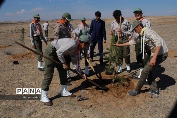 مراسم ویژه روز درختکاری در بوستان ثامن قم