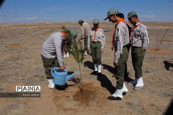 مراسم ویژه روز درختکاری در بوستان ثامن قم