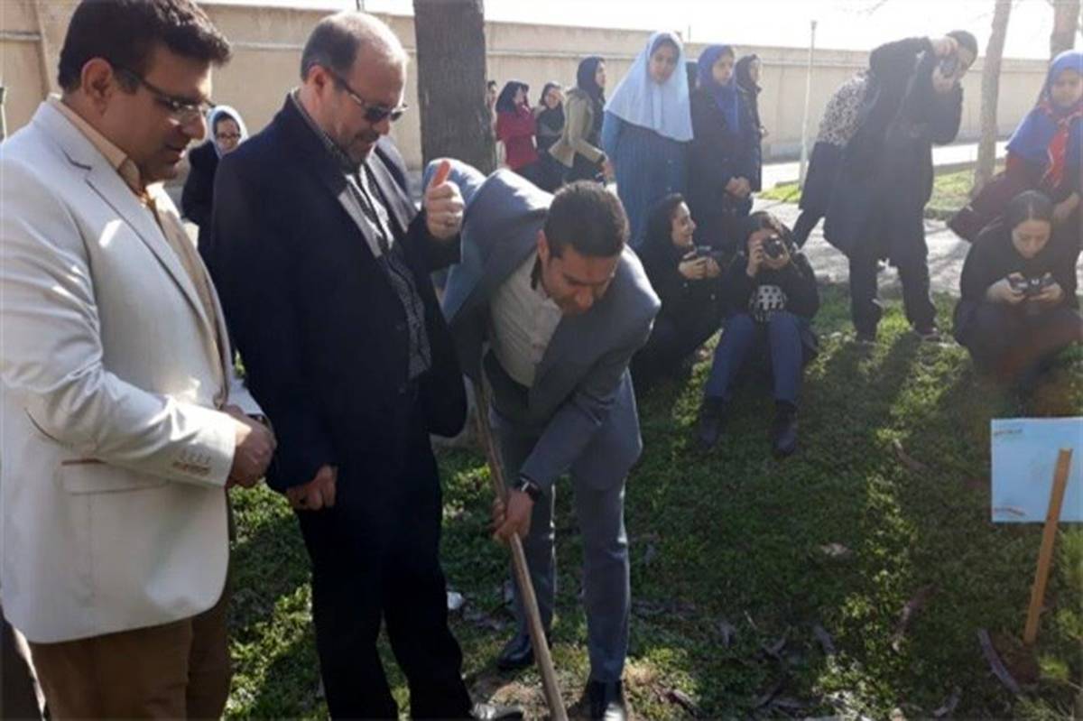 رئیس اداره آموزش و پرورش ناحیه یک ری: درخت مظهر زندگی، شادابی و طراوت است