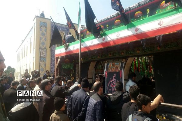 مراسم خاکسپاری  شهدای گمنام در ملارد