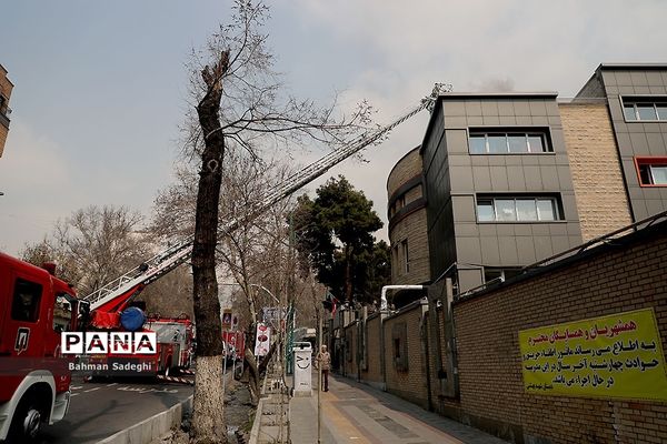 مانور آمادگی مقابله با خطرات حریق و پیشگیری از حوادث چهارشنبه آخر سال