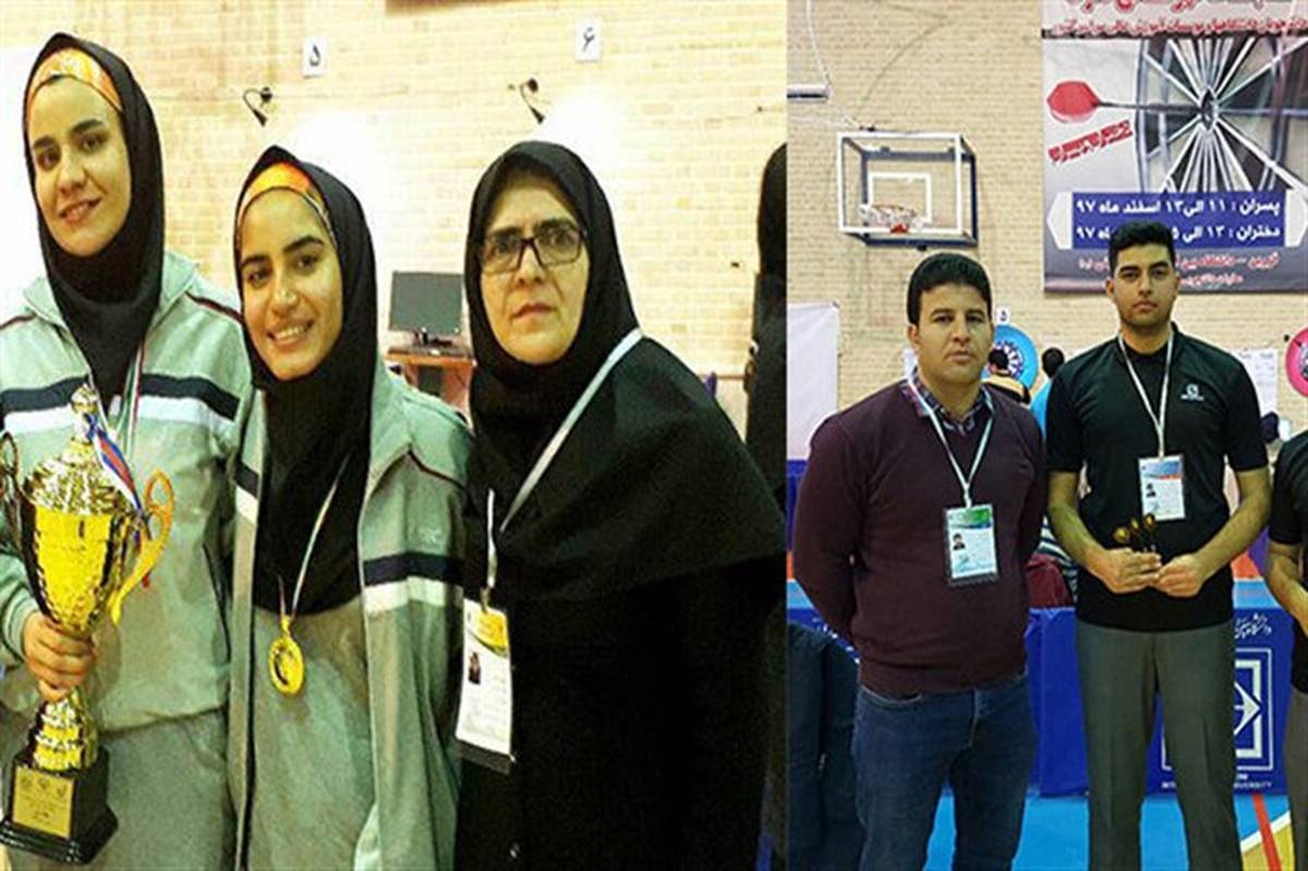دانشگاه سمنان، قهرمان رقابت‌های دارت دانشجویان دختر کشور شد