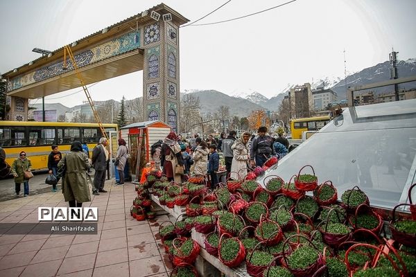 حال و هوای میدان تجریش در آستانه سال نو