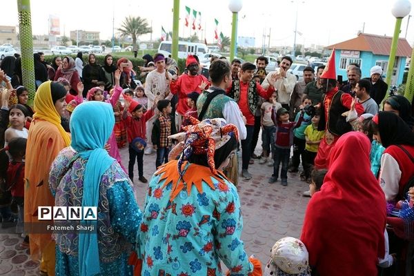 شادی پیمایی نوروزی  با حضور اقوام ایرانی در امیدیه