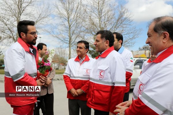 افتتاح طرح امداد نوروزی هلال احمر آذربایجان غربی