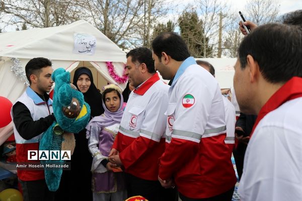 افتتاح طرح امداد نوروزی هلال احمر آذربایجان غربی